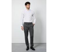 Burton Charcoal Textured Stretch Slim Fit Smart Trousers charcoal 30R