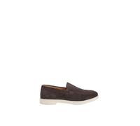 Burton Chocolate Suede Slip-On Loafers, 9, Chocolate