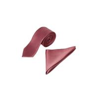 Burton Cinnamon Tie And Pocket Square, One Size, cinnamon