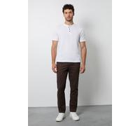 Burton Men's Coffee Brown Slim Fit Chino Trouser | Size: 30S
