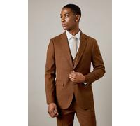 Burton Copper Twill Slim Fit Suit Jacket copper 40R