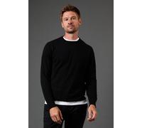 Burton Cotton Rich Crew Neck Jumper In Black black XXL
