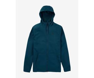 Burton Crown Full Zip Hoodie Dark Emerald Green - S