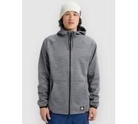 Burton Crown Wpf Zip Hoodie true black heather M