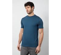 Burton Men's Dark Blue Plain Crew Neck T-Shirt | Size: XL Burton Dark Blue XL