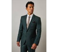 Burton Dark Green Slim Fit Suit Jacket dark green
