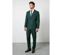 Burton Dark Green Slim Fit Suit Trousers dark green