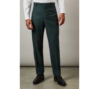 Burton Dark Green Slim Fit Suit Trousers dark green