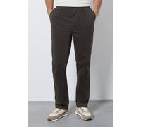 Burton Dark Khaki Pleat Front Straight Fit Chino khaki