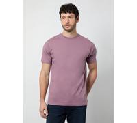 BURTON Dark Pink Plain Crew Neck T Shirt L