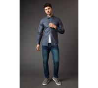 Burton Dark Vintage Wash Stretch Slim Fit Jeans In Dark Wash dark wash 30S