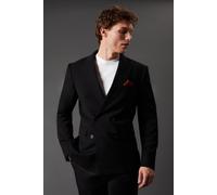 Essential Double Breasted Blazer Burton Black 44R