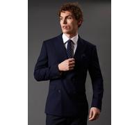 Burton Essential Double Breasted Blazer In Navy navy 38R