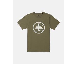 Burton Family Tree Short Sleeve T-Shirt Khaki Green - XL
