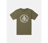 Burton Family Tree Short Sleeve T-Shirt Khaki Green - XXL
