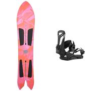 Burton - Freeride snowboard - Pack Ft Channelsurfer 2026 in Wood - Pink Pink 144 cm.150 cm.156 cm.162 cm
