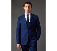 Burton French Navy Slim Fit Essential Suit Jacket In Dark Blue dark blue 36R