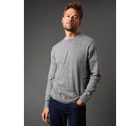 BURTON Grey Cotton Rich Crew Neck Jumper S