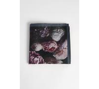 Burton Large Floral Print Pocket Square In Purple purple One Size