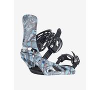 Burton Lexa Re:Flex Snowboard Bindings Blue Grey Women - M