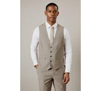 Burton Light Brown Tailored Fit Waistcoat light brown XL