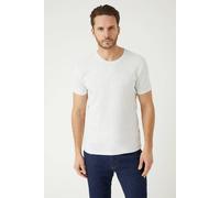 Burton Light Grey 3 Pack Crew Neck T-Shirt, XL, light grey