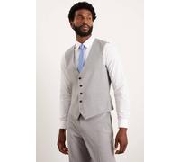 Burton Light Grey Essential Waistcoat light grey L