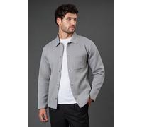 Burton Light Grey Jersey Overshirt light grey S
