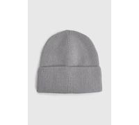 Burton Light Grey Ribbed Knitted Beanie Hat light grey One Size