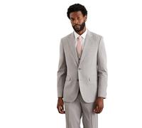 Burton Light Grey Slim Fit Essential Suit Jacket, 38R, Light Grey