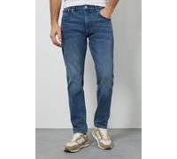 Burton Light Vintage Wash Stretch Slim Fit Jeans In Light Blue light blue