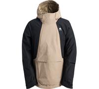 Burton - Men's ski/snowboard anorak - M Reserve 2L Relaxed Ank Summit Taupe True Black for Men in Recycled Polyester - Size L - Beige Beige L