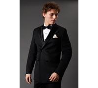 Black Double Breasted Tuxedo Jacket Burton Black 42R