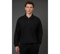 Burton Men's Black Half Zip Neck Jersey Jumper | Size: Medium Burton Black M