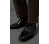 Burton Men's Black Leather Smart Oxford Brogue Shoes | Size: 12 Burton Black 12