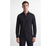 Burton Men's Black Linen Blend Long Sleeve Shirt | Size: Large Burton Black L