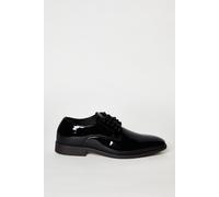 Burton Men's Black Patent Smart Derby Shoes | Size: 12 Burton Black 12