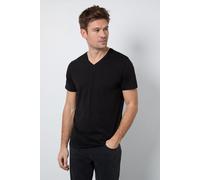 Burton Men's Black Plain V Neck T-shirt | Size: Medium Burton Black M