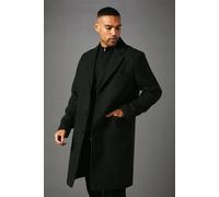 Burton Men's Black Signature 3 Button Epsom Wool Blend coat | Size: 2XL
