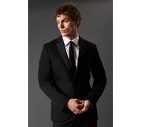 Burton Men's Black Skinny Fit Tuxedo Suit Jacket | Size: 44R