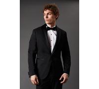 Burton Men's Black Slim Fit Shawl Collar Tuxedo Jacket | Size: 38R Burton Black 38R
