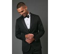 Burton Men's Black Slim Fit Tuxedo Suit Jacket | Size: 46R Burton Black 46R