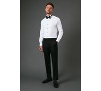 Burton Men's Black Slim Fit Tuxedo Suit Trouser | Size: 32R Burton Black 32R