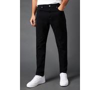 Burton Black Stretch Twill Slim Fit Jeans, 36R, Black