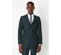 Burton Mens Blazer Dark Green Slim Fit Suit For Formal Business