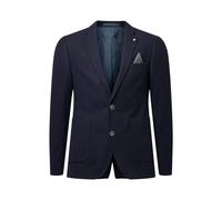 Burton Mens Blazer Navy Slim Fit Pique Jersey Patch Pocket Formal Smart