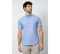 Burton Men's Blue Short Sleeve Oxford Shirt | Size: Medium Burton Blue M