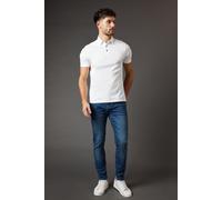 Burton Men's Blue Wash Skinny Fit Jeans in Bright Blue | Size: 34R Burton Bright Blue 34R