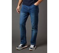 Blue Wash Stretch Straight Fit Jeans Burton Light Wash 38R
