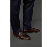 Burton Men's Brown Smart Tassel Penny Loafers | Size: 10 Burton Brown 10